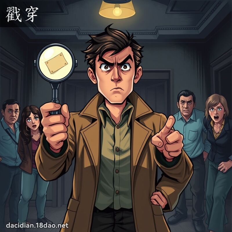戳穿 - 國語大辭典配圖