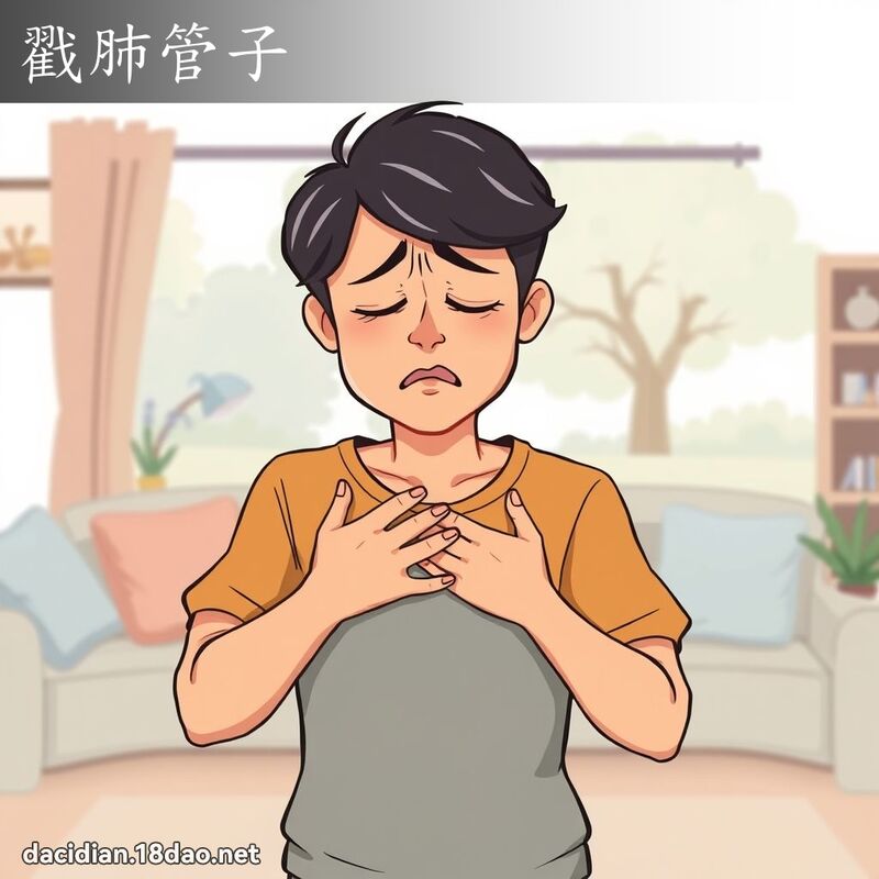 戳肺管子 - 國語大辭典配圖