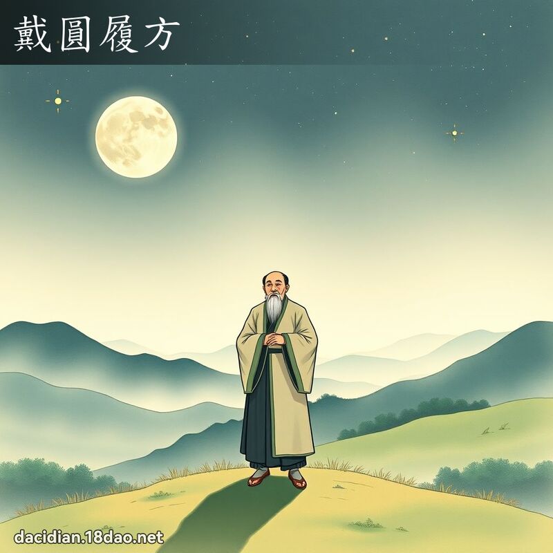 戴圓履方 - 國語大辭典配圖