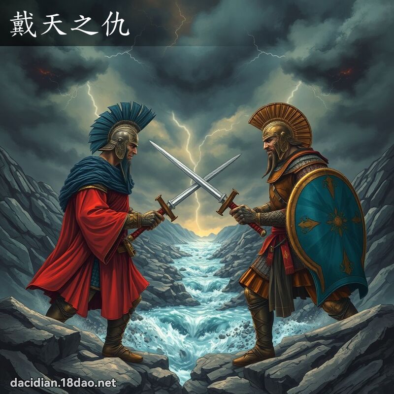 戴天之仇 - 国语大辞典配图