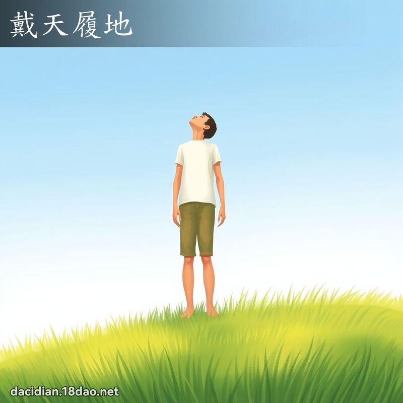 戴天履地 - 国语大辞典配图