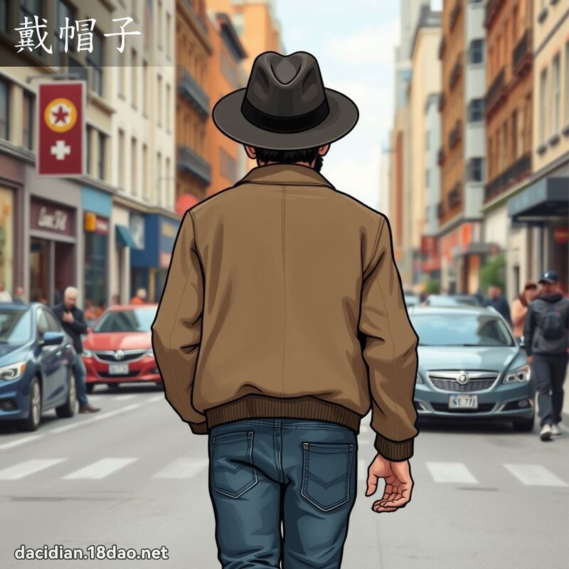 戴帽子 - 國語大辭典配圖