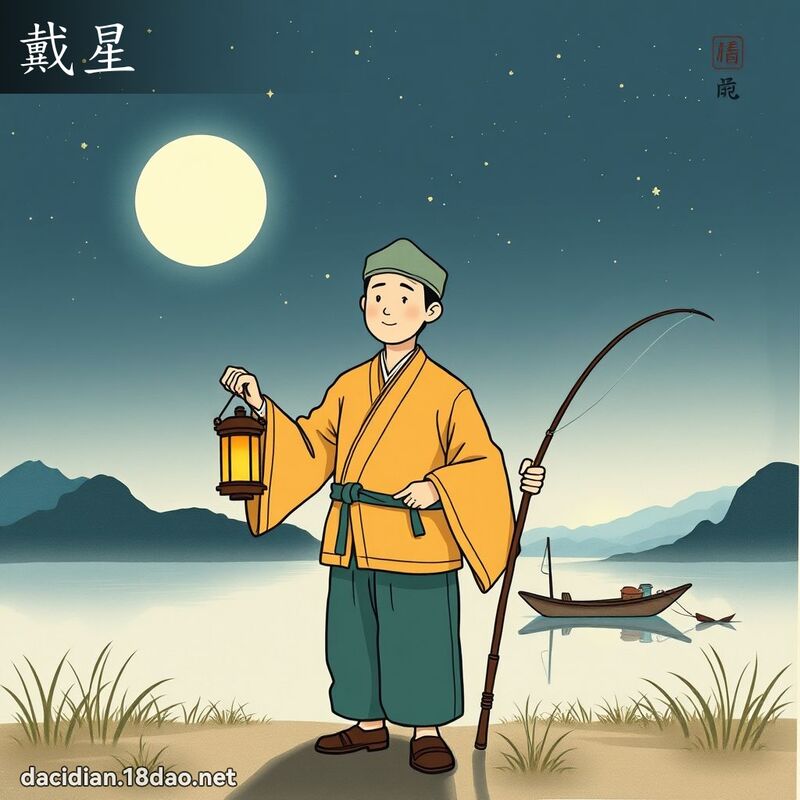 戴星 - 國語大辭典配圖