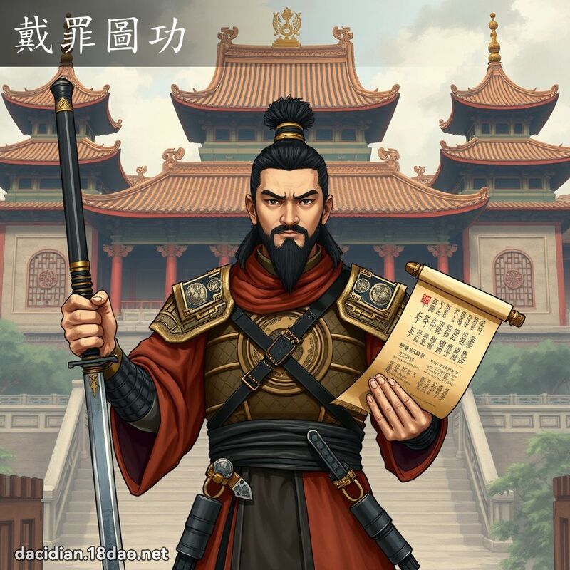 戴罪圖功 - 國語大辭典配圖