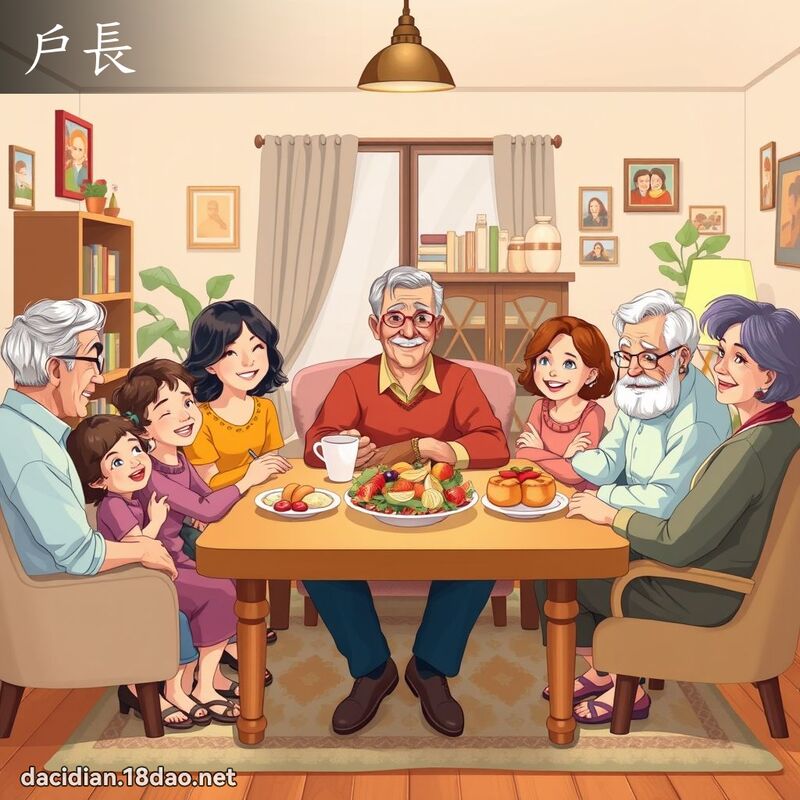 戶長 - 國語大辭典配圖