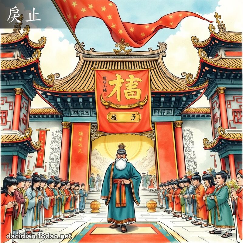 戾止 - 国语大辞典配图