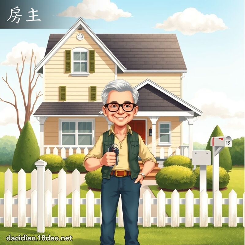 房主 - 国语大辞典配图
