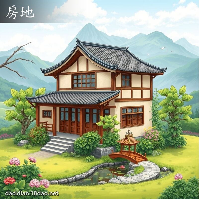 房地 - 國語大辭典配圖