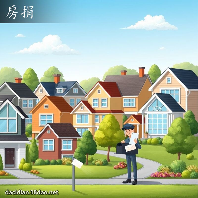 房捐 - 国语大辞典配图