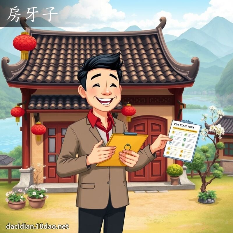 房牙子 - 国语大辞典配图