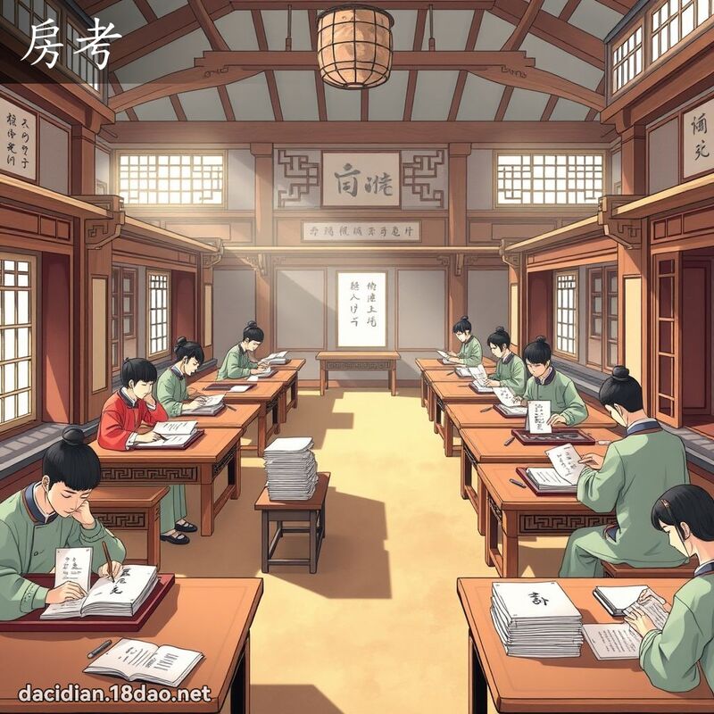 房考 - 国语大辞典配图