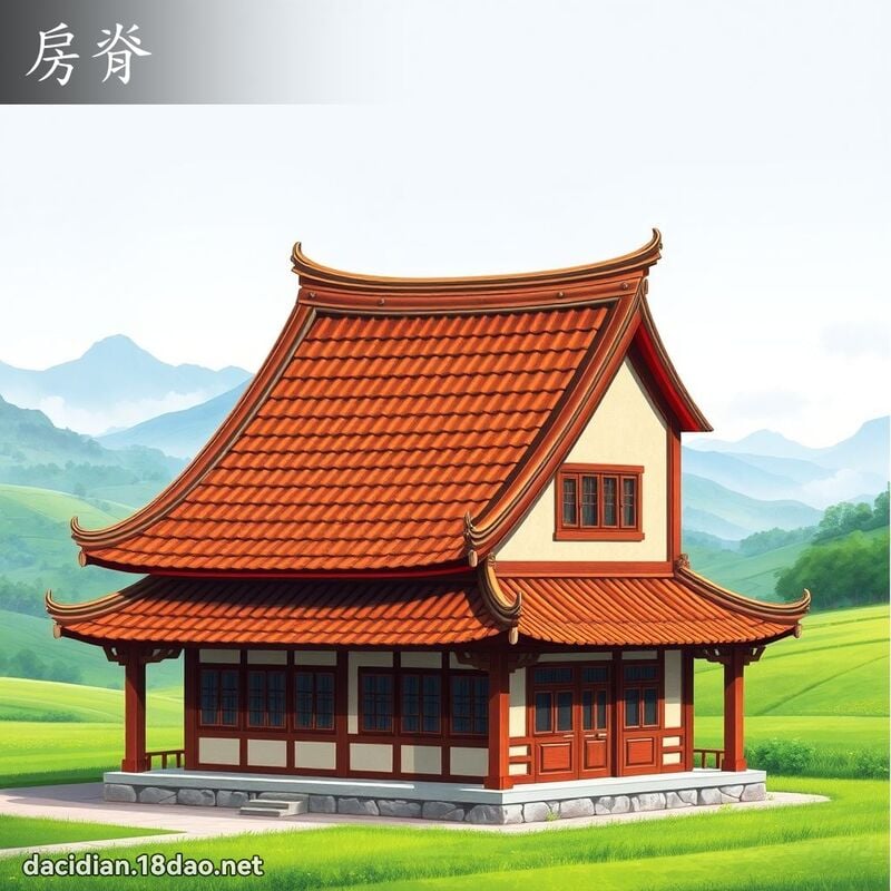 房脊 - 国语大辞典配图