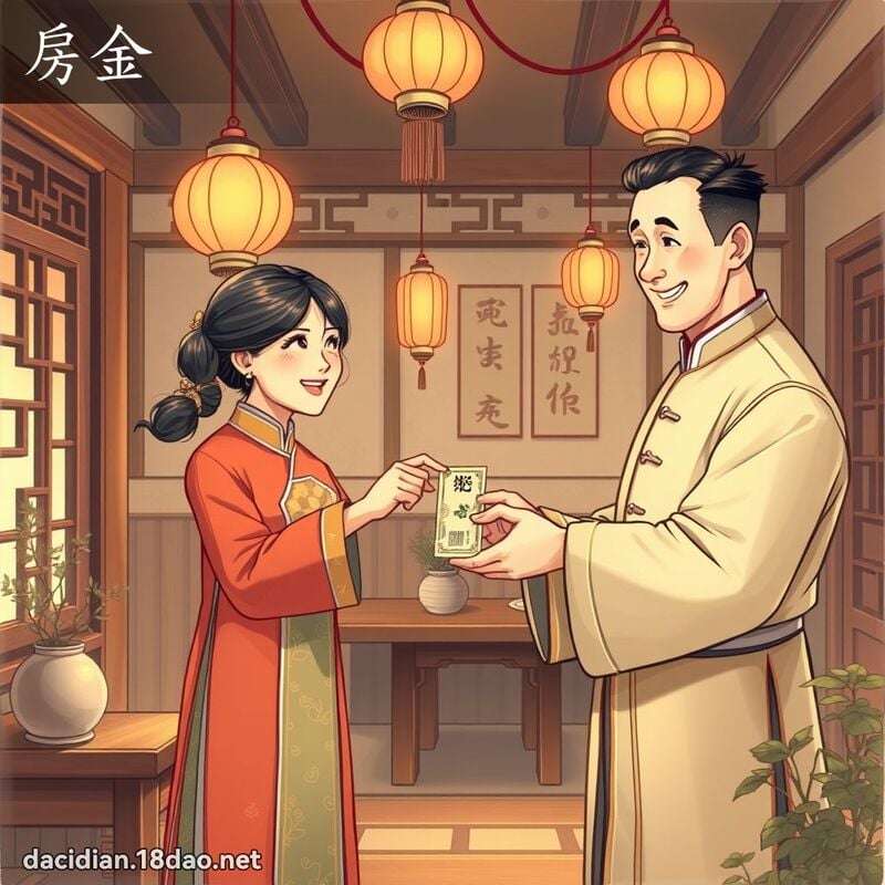 房金 - 国语大辞典配图