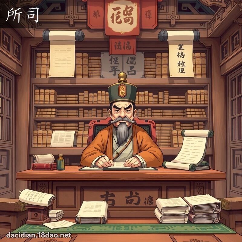所司 - 国语大辞典配图