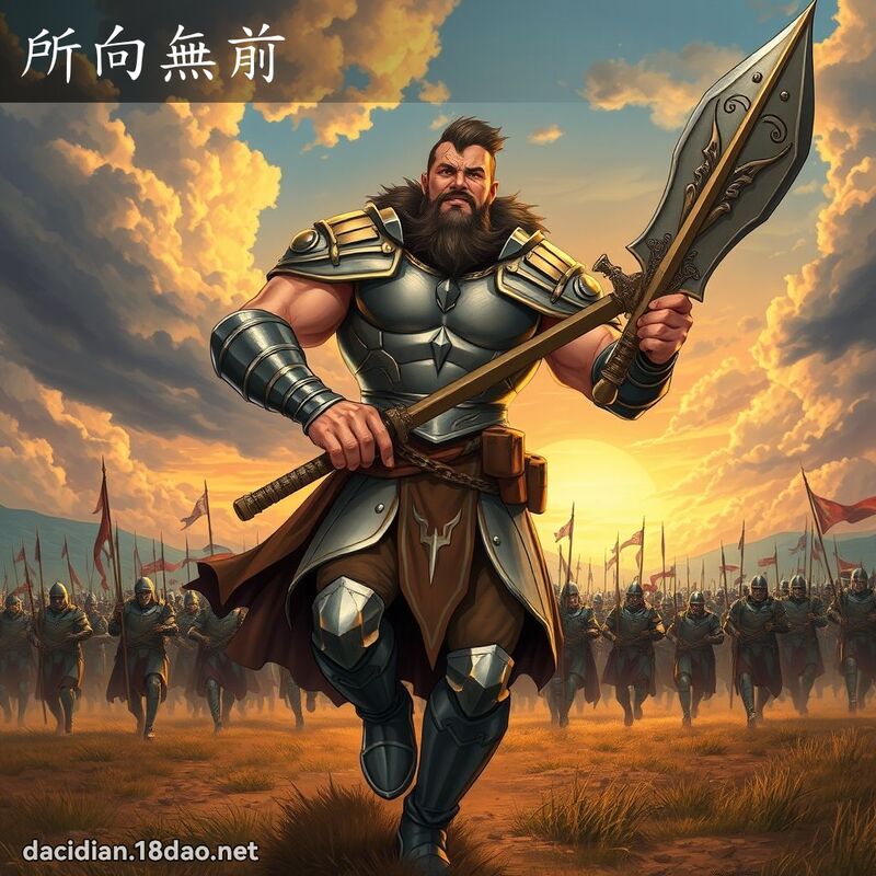 所向无前 - 国语大辞典配图