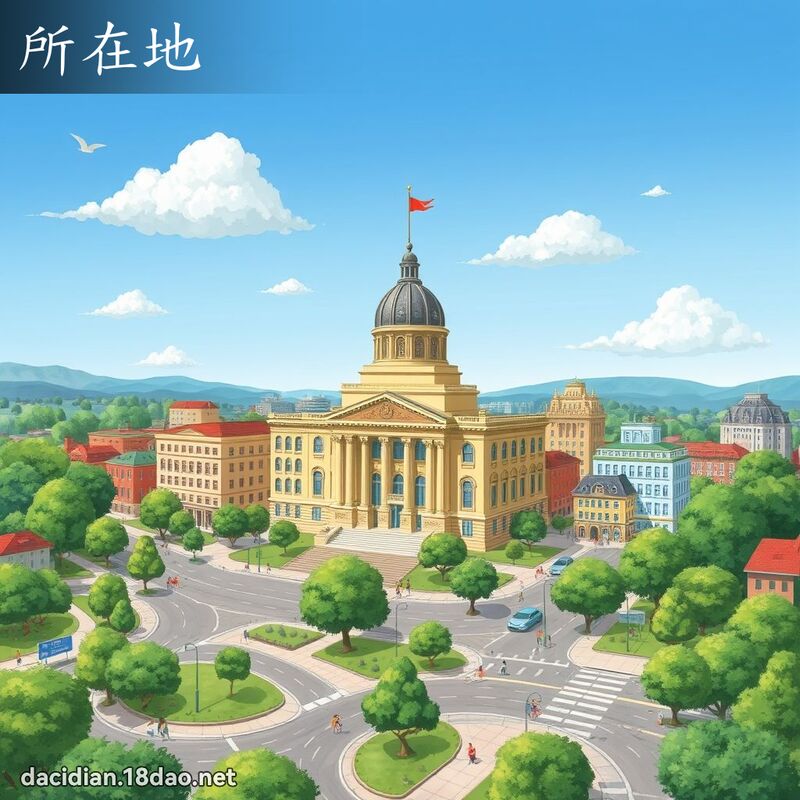 所在地 - 國語大辭典配圖