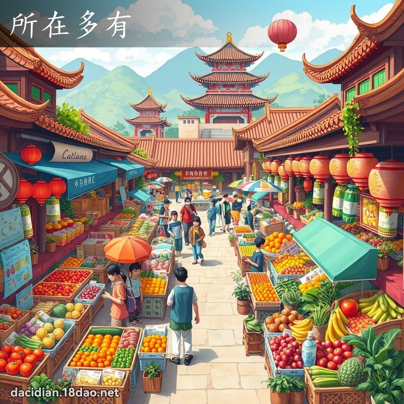 所在多有 - 国语大辞典配图