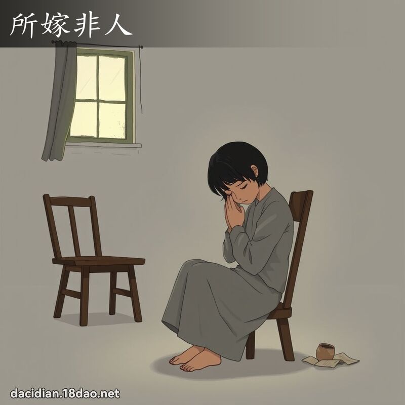 所嫁非人 - 國語大辭典配圖