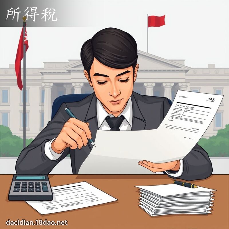 所得税 - 国语大辞典配图