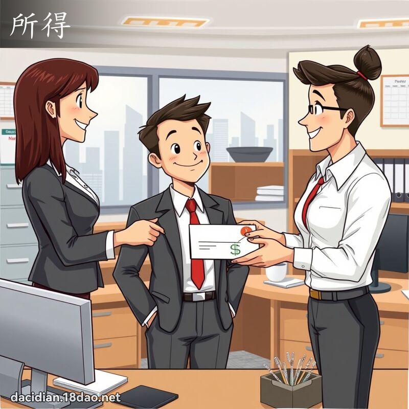 所得 - 國語大辭典配圖