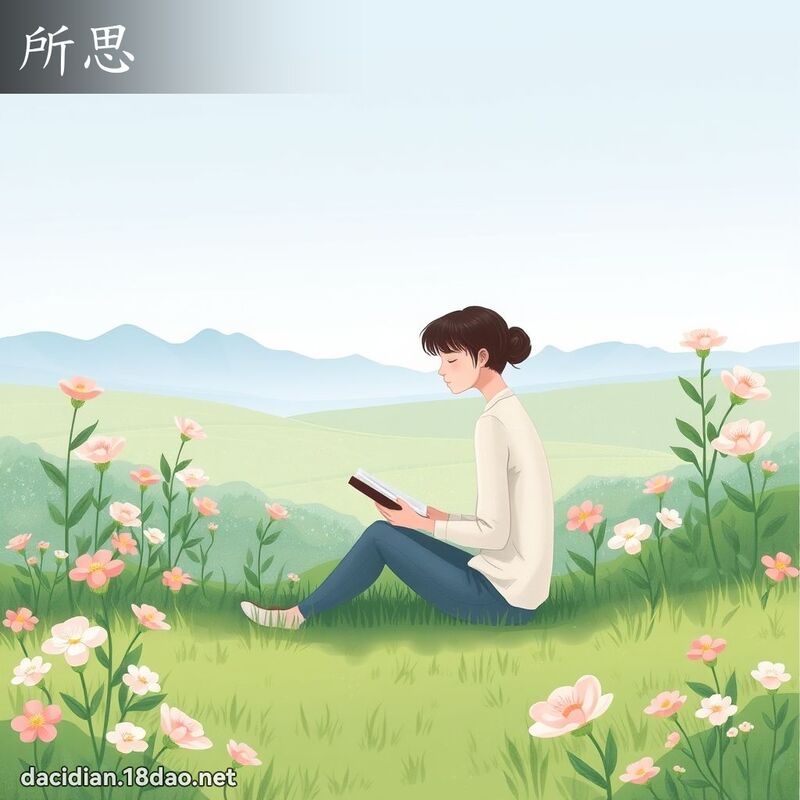 所思 - 国语大辞典配图