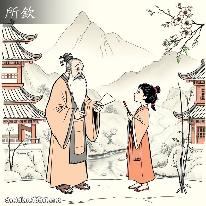 所欽 - 國語大辭典配圖