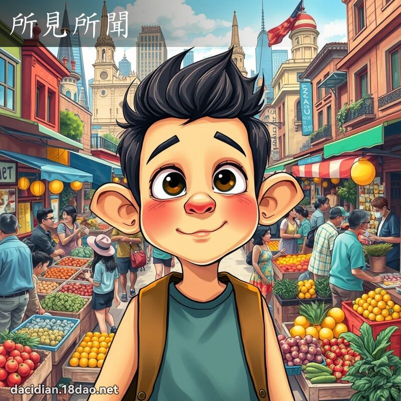 所見所聞 - 國語大辭典配圖