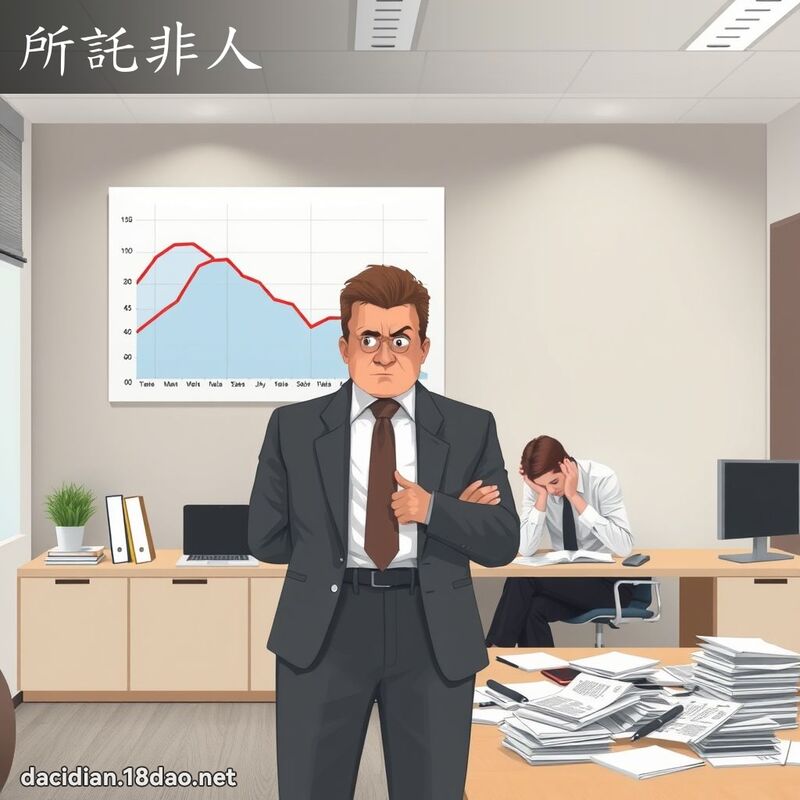 所託非人 - 国语大辞典配图