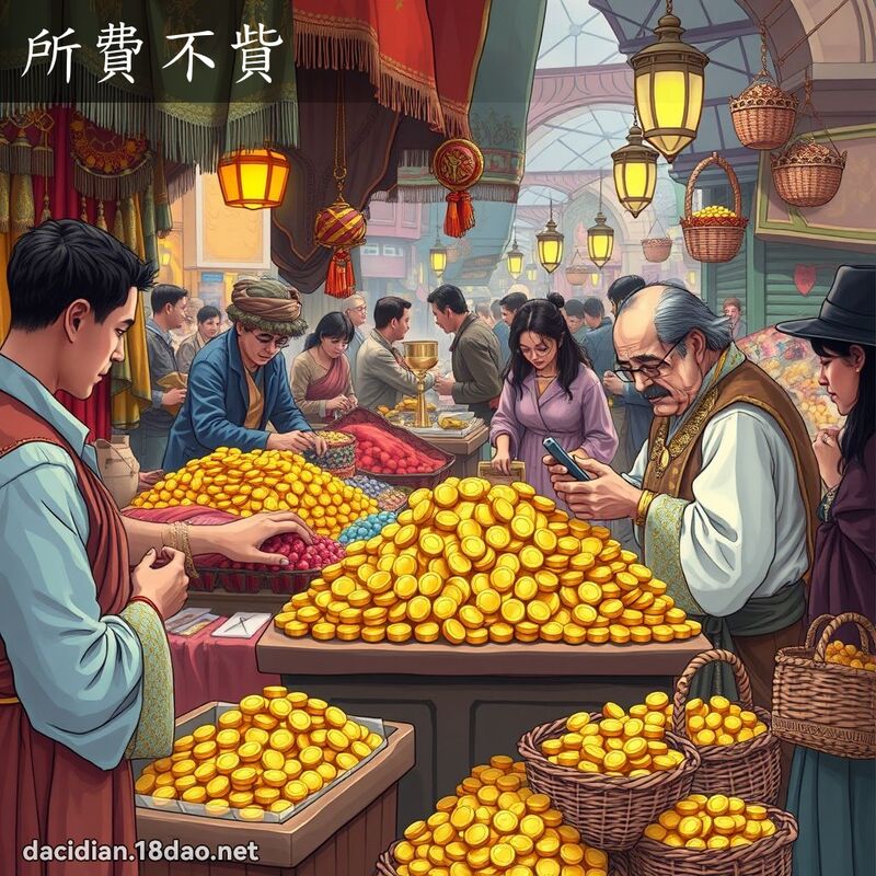 所費不貲 - 國語大辭典配圖
