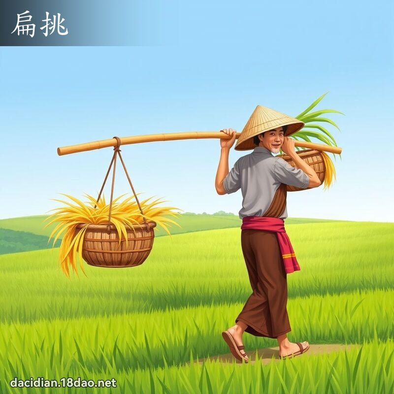 扁挑 - 国语大辞典配图
