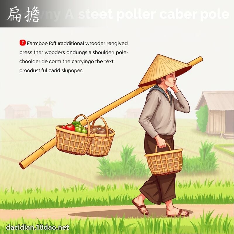 扁擔 - 國語大辭典配圖
