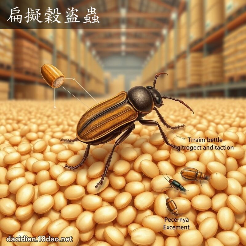 扁擬穀盜蟲 - 國語大辭典配圖