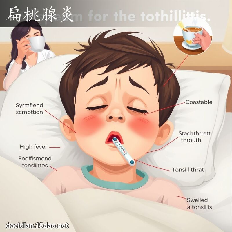 扁桃腺炎 - 國語大辭典配圖