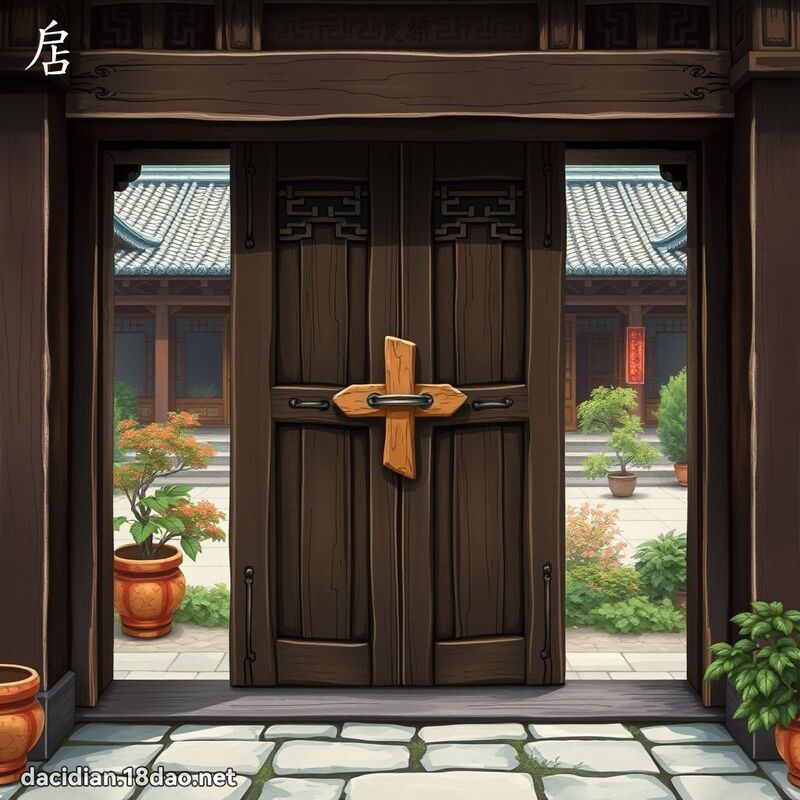 扂 - 国语大辞典配图