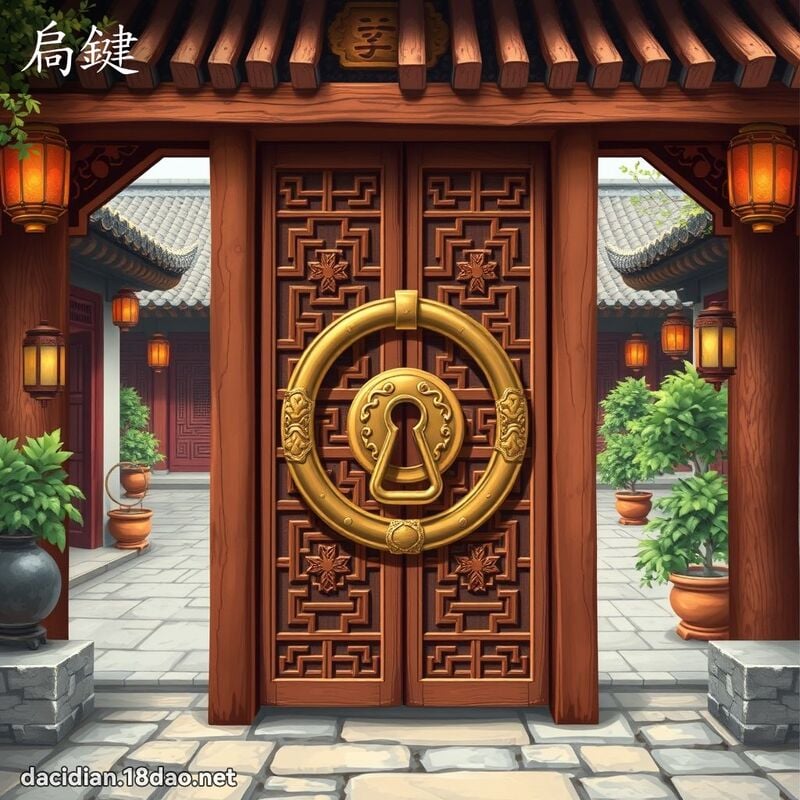 扃键 - 国语大辞典配图