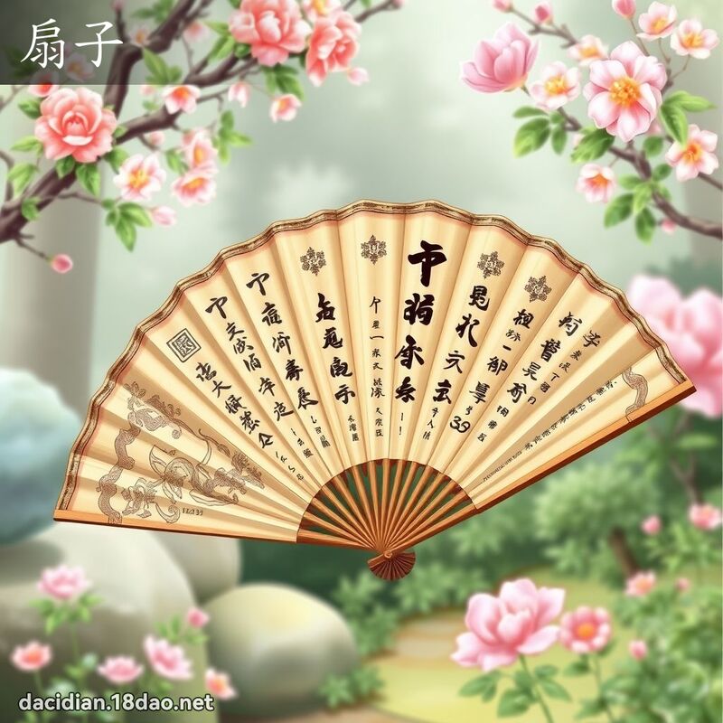 扇子 - 国语大辞典配图