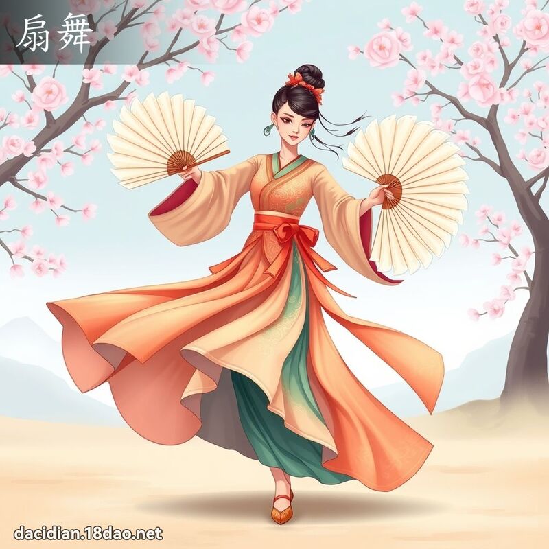 扇舞 - 国语大辞典配图