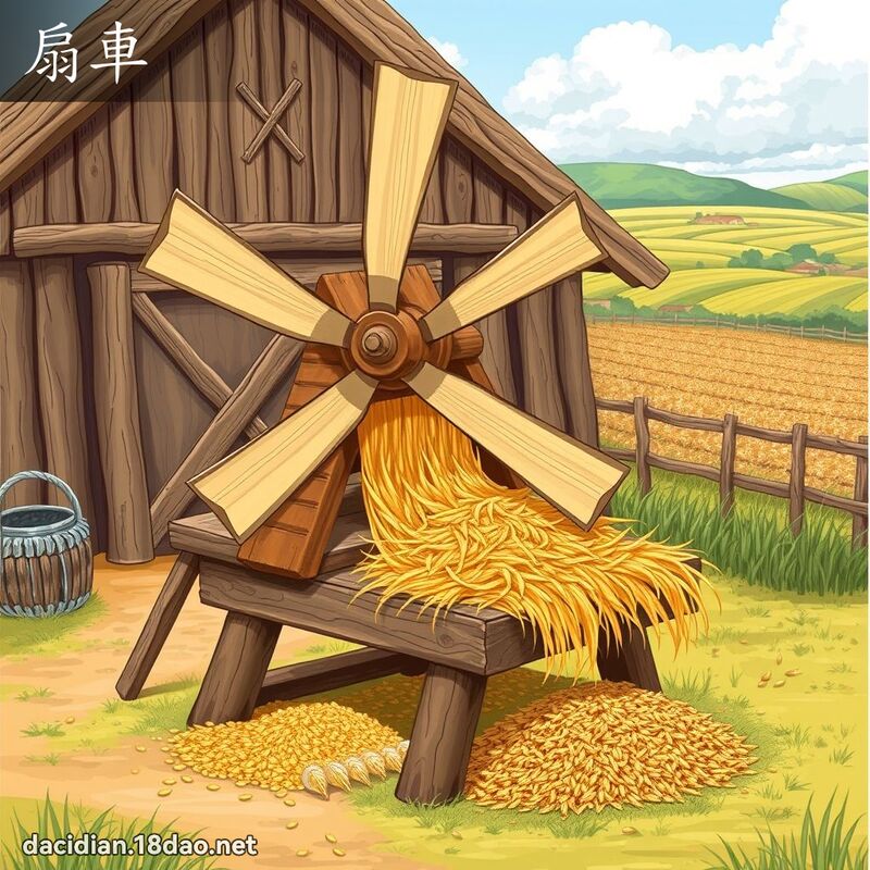 扇車 - 國語大辭典配圖