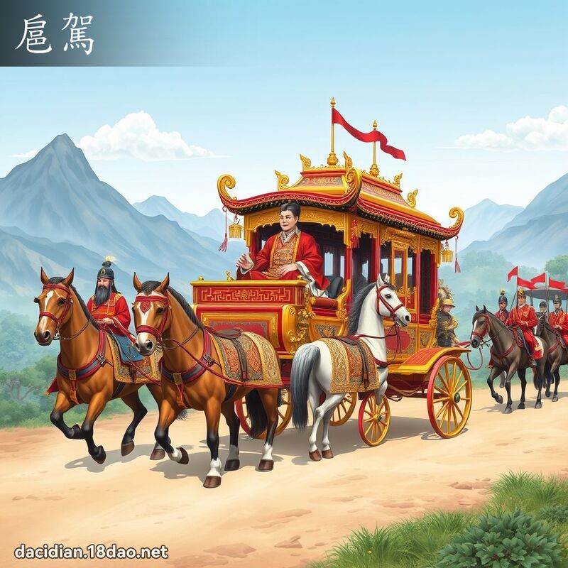 扈駕 - 國語大辭典配圖