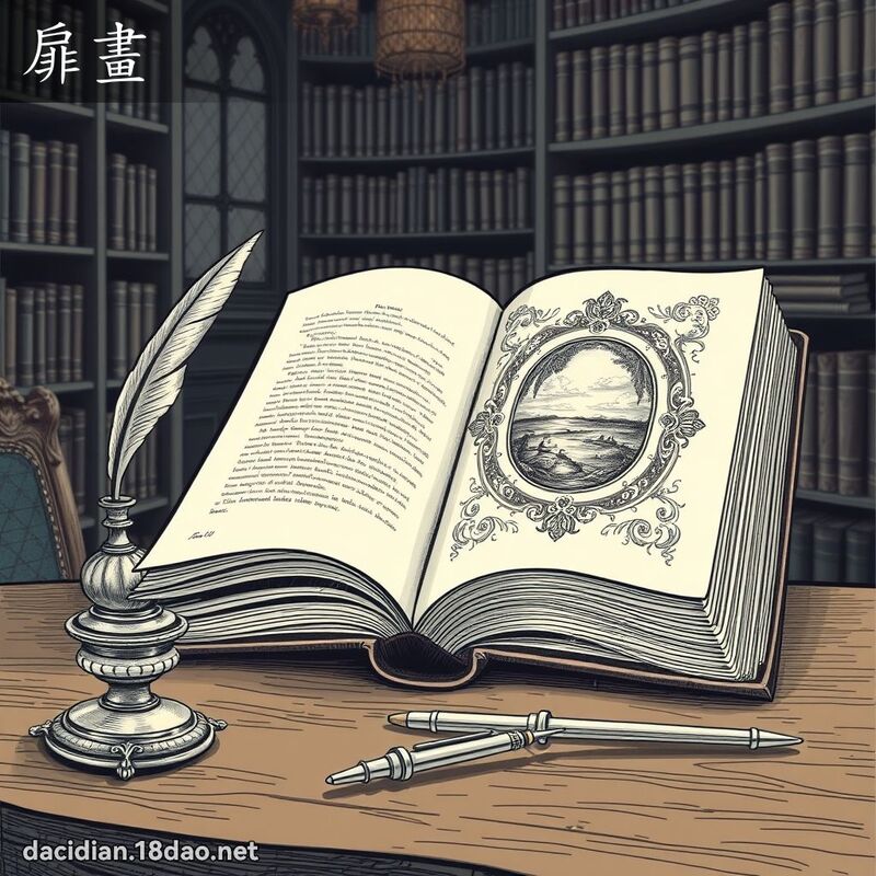 扉畫 - 國語大辭典配圖