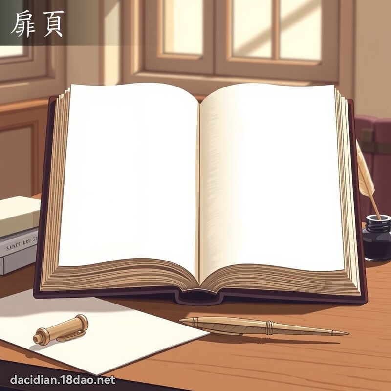 扉頁 - 國語大辭典配圖
