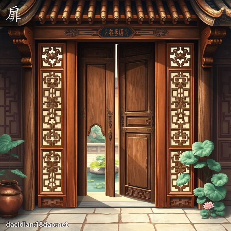 扉 - 国语大辞典配图