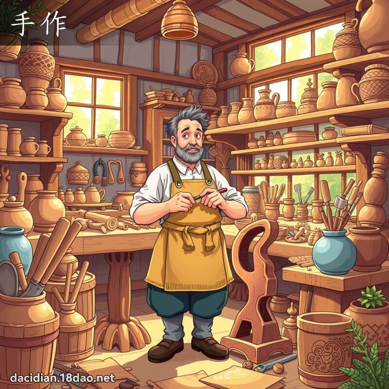 手作 - 国语大辞典配图