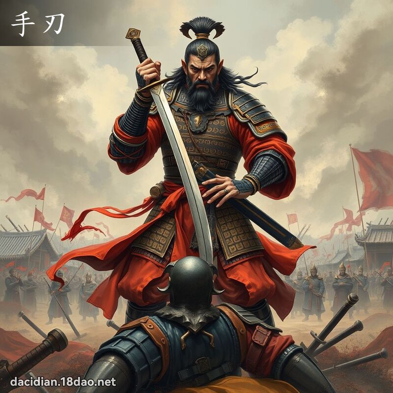 手刃 - 國語大辭典配圖