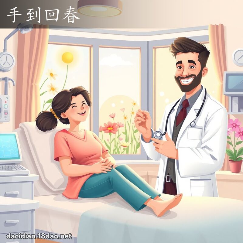 手到回春 - 國語大辭典配圖