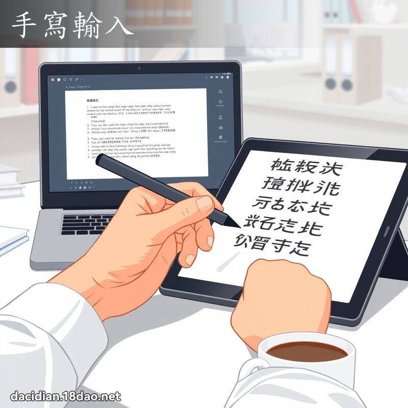 手写输入 - 国语大辞典配图