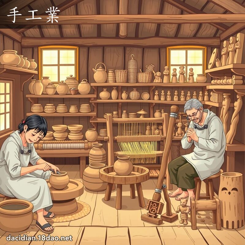 手工業 - 國語大辭典配圖