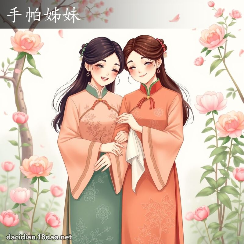 手帕姊妹 - 國語大辭典配圖