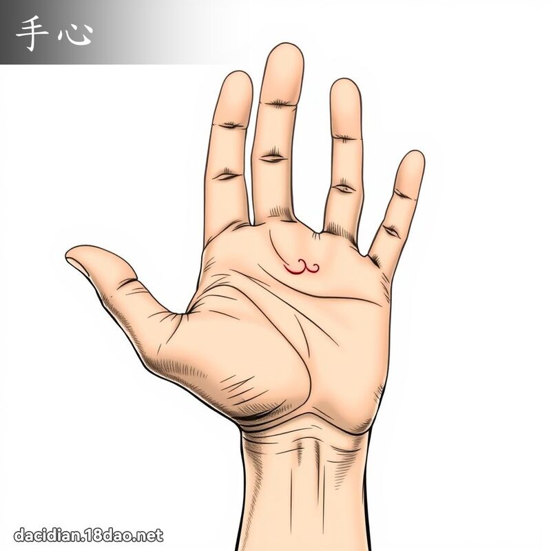 手心 - 國語大辭典配圖