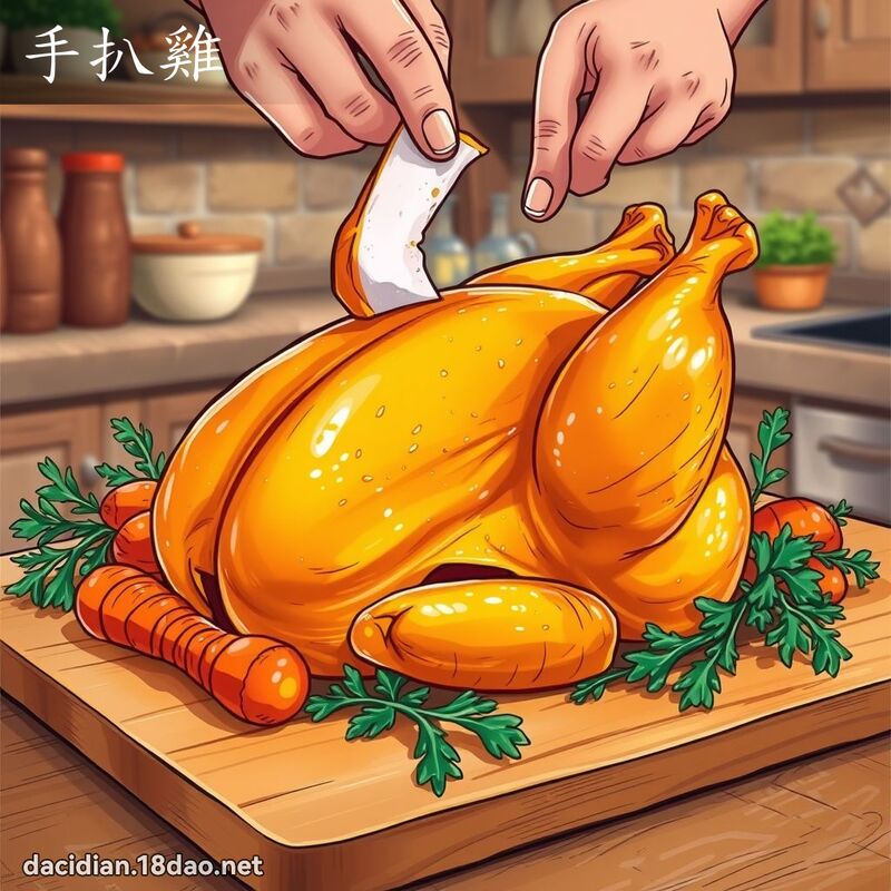 手扒鸡 - 国语大辞典配图